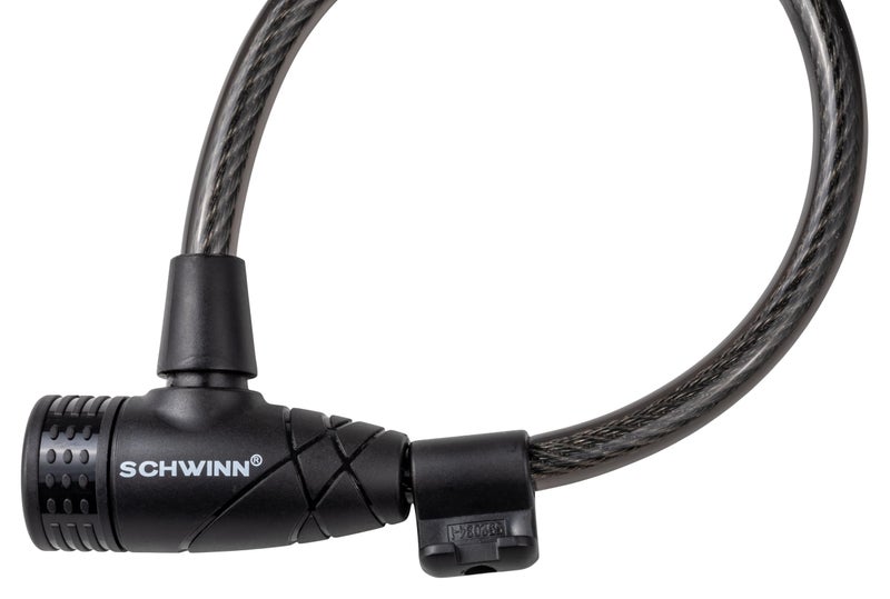 Schwinn Bike Key Lock in Braided Steel Cable, 2 Keys Included, 6 feet x 10mm Anti Theft Bicycle Lock, Security Level 2 - Image 5